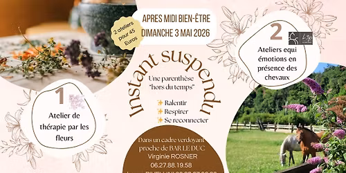 Instant suspendu, apr\u00e8s-midi bien-\u00eatre 