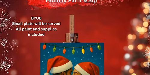 Holiday Paint & Sip: Lyrics On Canvas