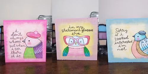Sassy Wood Sign Workshop