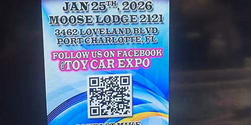Toy Car Expo January 25th Port Charlotte Florida 