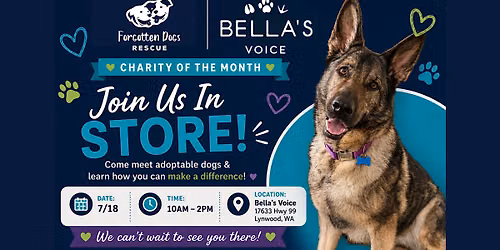 Bella's Voice Charity of the Month Event