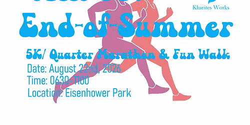 Kharites Works End-of-Summer 5k\/Quarter Marathon & Drive