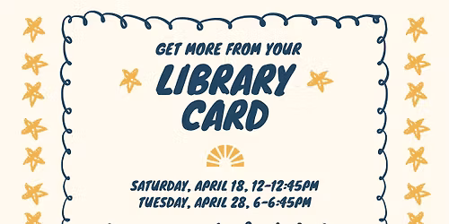 Get More from Your Library Card: eBooks\/Libby (Session 1)