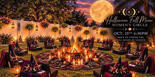 Halloween Full Moon Women\u2019s Circle