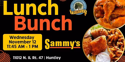 Lunch Bunch At Sammy's Bar & Grill Huntley