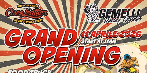 Inaugurazione nuova sede Gemelli Racing Garage \/ CiscoLeather