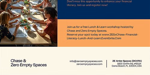 Free Lunch & Learn: Digital Marketing Workshop Hosted By Chase & ZES (9\/8)