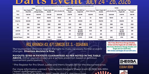 Motor City Classic Darts Event