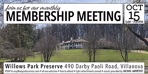 October Member Meeting 
