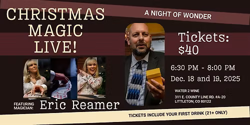 Christmas Magic LIVE! FRIDAY DECEMBER 19, 2025