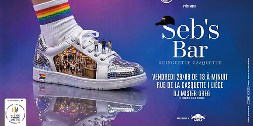 Seb\u2019s Bar Guinguette Casquette Li\u00e8ge Pride