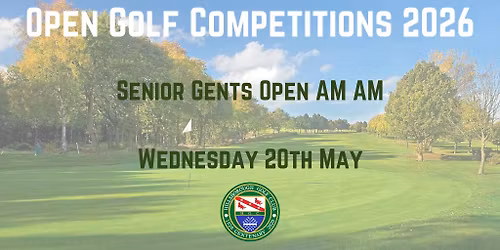 Senior Gents Open AM AM