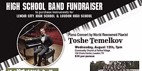 Benefit concert fundraiser for Loudoun County and Lenoir City bands.