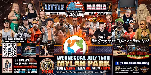 Morgantown, WV - Little Mania Mini Wrestling @ Mylan Park