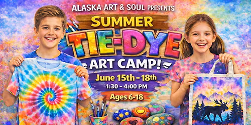 Tie-Dye Summer Art Camp, Ages 6-18!
