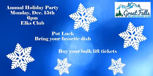 Holiday Membership Meeting (MONDAY this year) \ud83c\udf84