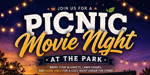 Picnic movie night at the park 