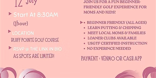 Mommy and me golf class