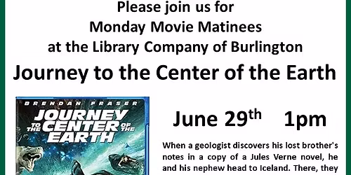 Monday Movie Matinee: Journey to the Center of the Earth