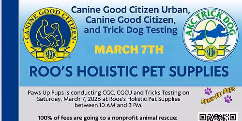 AKC CGC and Trick Dog Testing!