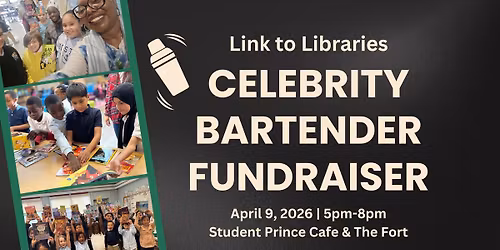 Link to Libraries Celebrity Bartender Fundraiser