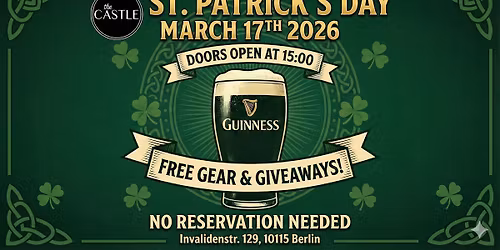 St. Patrick's Day at the CASTLE Pub Berlin