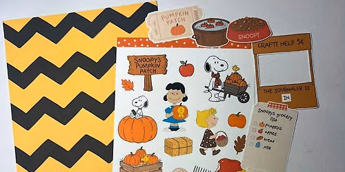 Snoopy Themed Junk Journaling Workshop