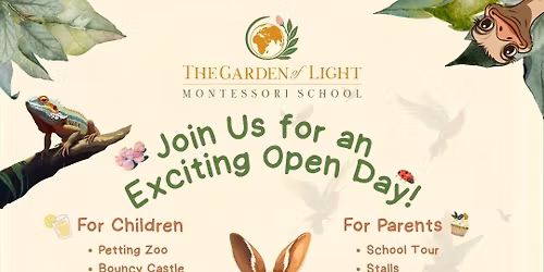 The Garden of Light Montessori School\u2019s Open Day