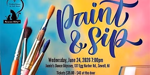 Paint & Sip Benefitting Rescue Kitty