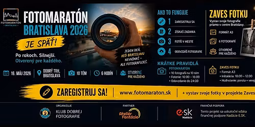 Fotomarat\u00f3n Bratislava 2026 + Zaves fotku
