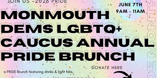 ANNUAL LGBTQ+ PRIDE BRUNCH @ QSPOT in Asbury Park on NJ PRIDE PARADE DAY
