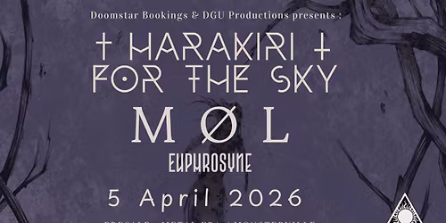 Harakiri For The Sky [AT] \/w special guests\/ M\u00f8l [DK] + Euphrosyne @Temple Athens