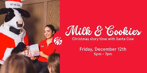 Milk & Cookies with Santa Cow