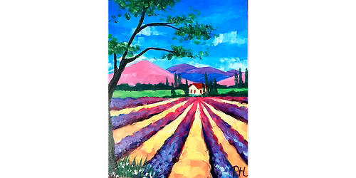Lavender Countryside Fields - Paint and Sip in Indianapolis | Classpop!\u2122