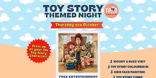 Toy Story Themed Night | Tacking Point Tavern