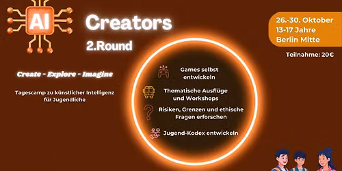 AI Creators: Jugendliche gestalten KI  \u2013 Round 2