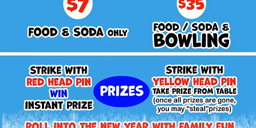 Annual New Year's Eve Bowling Fun! \ud83e\udea9\ud83c\udfb3