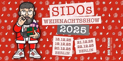 SOLD OUT l SIDOs WEIHNACHTSSHOW 2025 l 21.12. Berlin