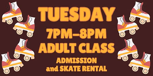 Adult Skating Class for All Levels With Practice and Skill Building