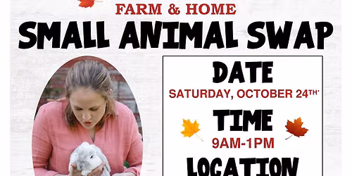 Small Animal Swap at Liberty Feldmans Parking Lot
