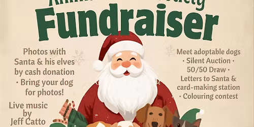 Festive Fundraiser in support of Zoe\u2019s Animal Rescue Society!