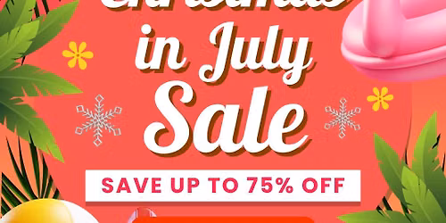 Christmas in July Sale