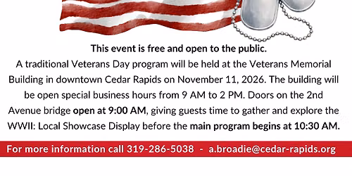 Veterans Memorial Day Program