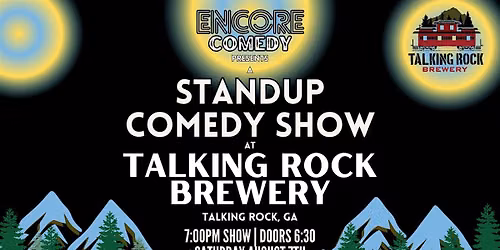 Standup Comedy at Talking Rock Brewery (Talking Rock, GA)
