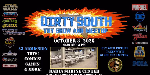 Dirty South Toy Show and Meetup 2026