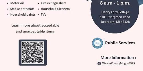 Household Hazardous Waste Day Wayne County