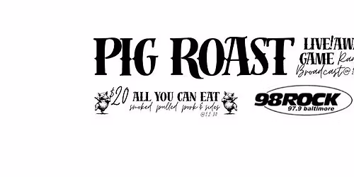 Live 98 Rock Ravens Broadcast | Patio Pig Roast  