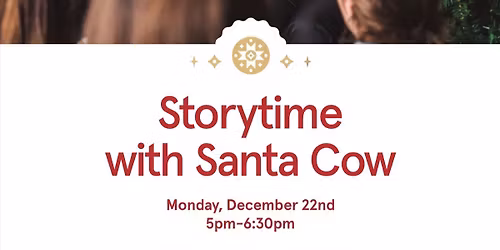 Story time with Santa Cow