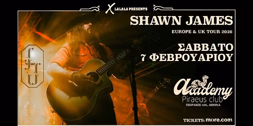SHAWN JAMES live at Piraeus Club Academy