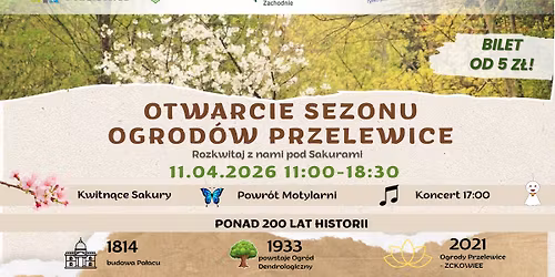Otwarcie Sezonu Ogrod\u00f3w Przelewice 